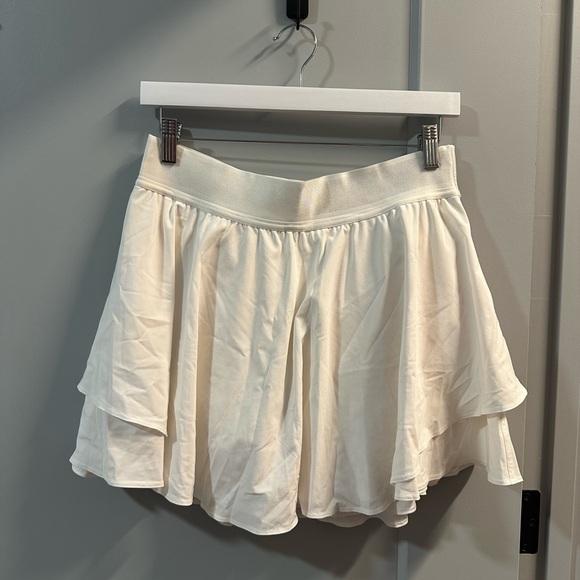 lululemon athletica Pants - lululemon athletica White Layered Skort